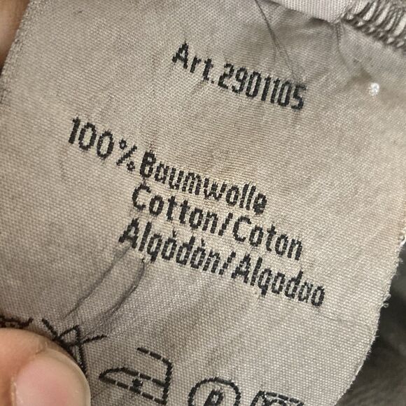 Oui Moments Jacket‎ Womens 8 Cotton Knit Blazer Olive Green Single Breasted - Picture 10 of 12